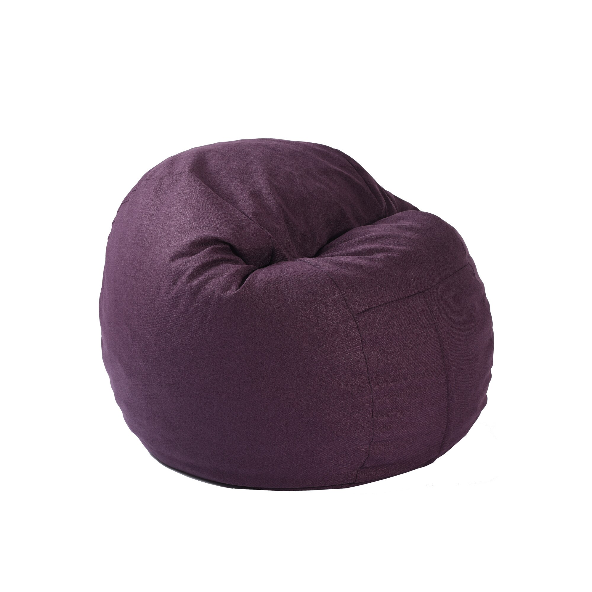 Fotoliu Pufrelax Matusalem Fancy Purple (Gama Premium Textil) umplut cu fulgi de burete memory mix