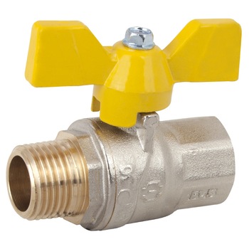 Robinet Sfera pentru Gaz cu Fluture FI-FE FIV, diametrul 3/4'' Robinet Sfera pentru Gaz cu Fluture FI-FE FIV, diametrul 3/4''
