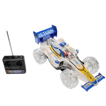 Masinuta de Jucarie cu Radiocomanda, baterii reincarcabile incluse, alba - 9999A Masinuta de Jucarie cu Radiocomanda, baterii reincarcabile incluse, alba - 9999A