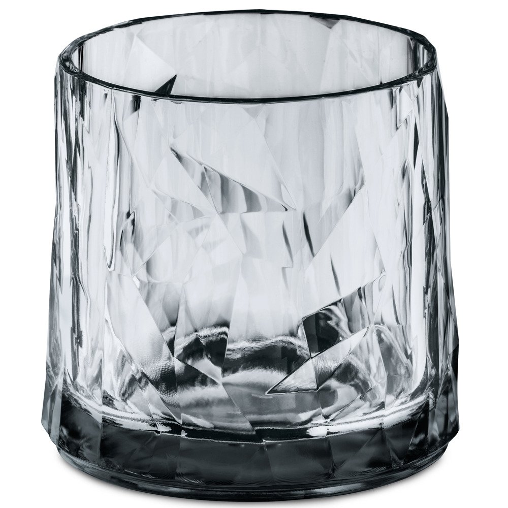 Pahar pentru apa, sucuri, whiskey club- - mini vaza, culoare gri'transparent , koziol