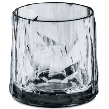 Pahar pentru apa, sucuri, whiskey club- - mini vaza, culoare gri'transparent , koziol Pahar pentru apa, sucuri, whiskey club- - mini vaza, culoare gri'transparent , koziol