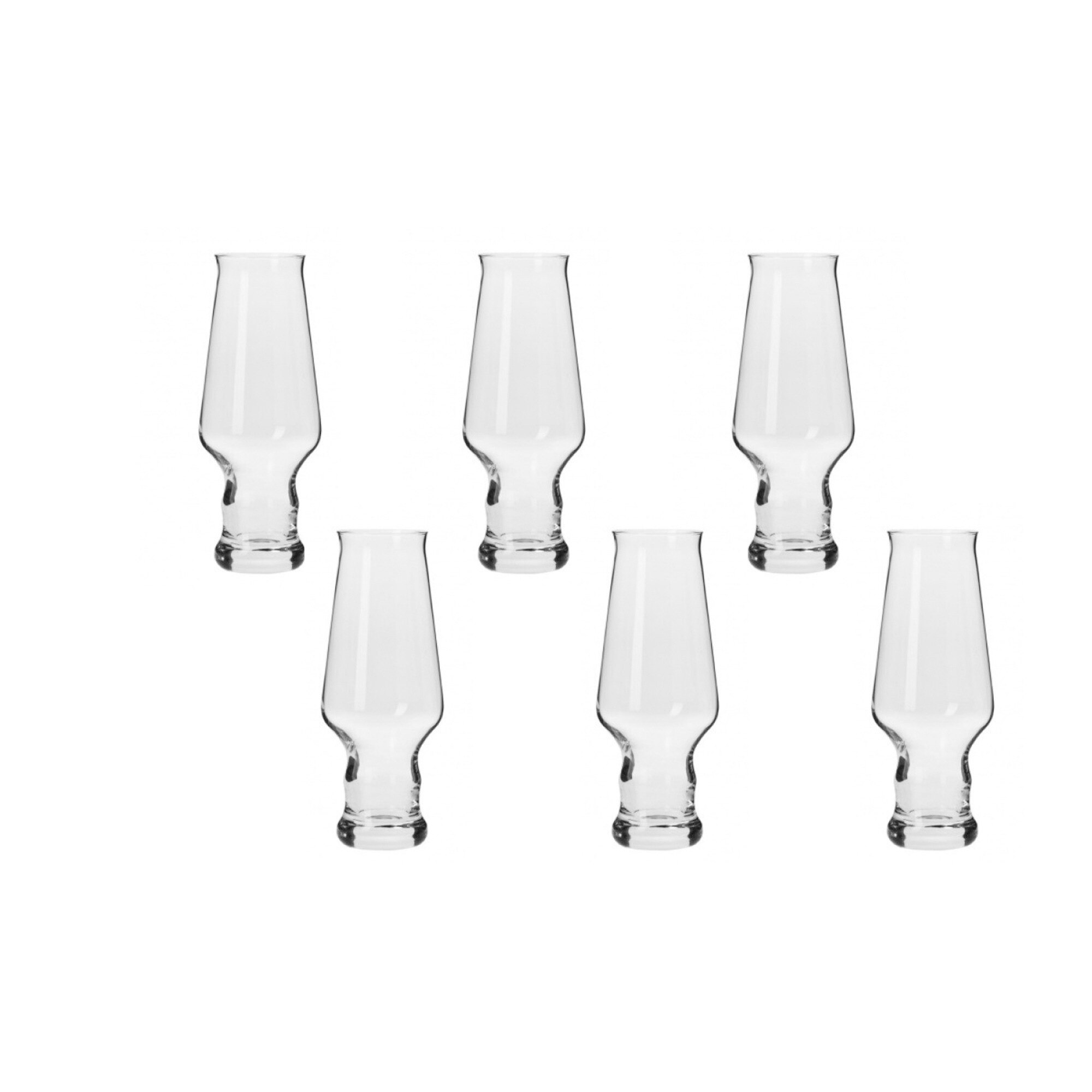 Set 6 pahare bere splendour Krosno, 400 ml