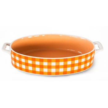 Tava ceramica oval pentru copt KARE 32,3x19,9x5,5cm orange Tava ceramica oval pentru copt KARE 32,3x19,9x5,5cm orange