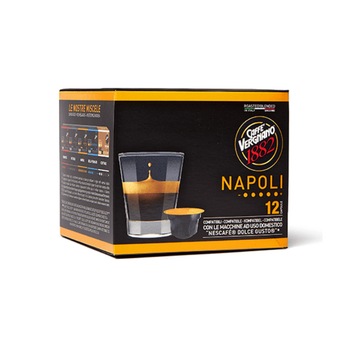 Capsula Caffe Vergnano – Napoli, compatibil Nescafe Dolce Gusto, 12capsule, 90g Capsula Caffe Vergnano – Napoli, compatibil Nescafe Dolce Gusto, 12capsule, 90g