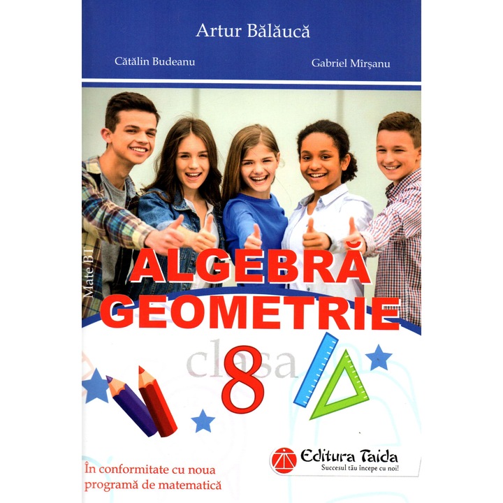Algebra Geometrie Clasa a VIII-a, autor Artur Balauca
