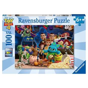 Puzzle Disney Toy Story 4 XL , 100 piese , 49x36 cm, Negru Puzzle Disney Toy Story 4 XL , 100 piese , 49x36 cm, Negru