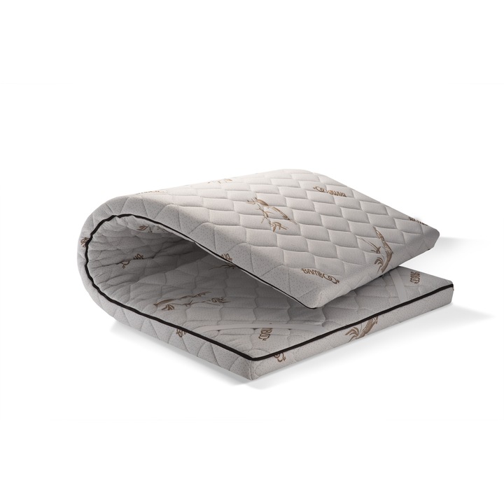 Topper saltea, Sleepmode, 82x200x8 cm, Alb