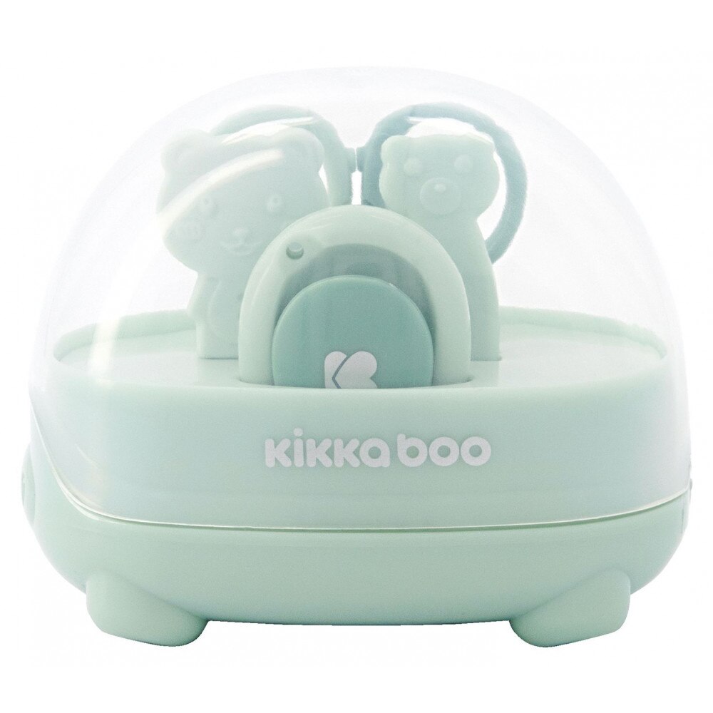 Set manichiura 4piese in cutiuta KikkaBoo Bear Mint