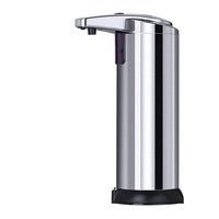 dozator inteligent pentru sapun lichid cu senzor de miscare capacitate 280ml aspect deosebit cu baterii culoare crom imagen 38_0_
0