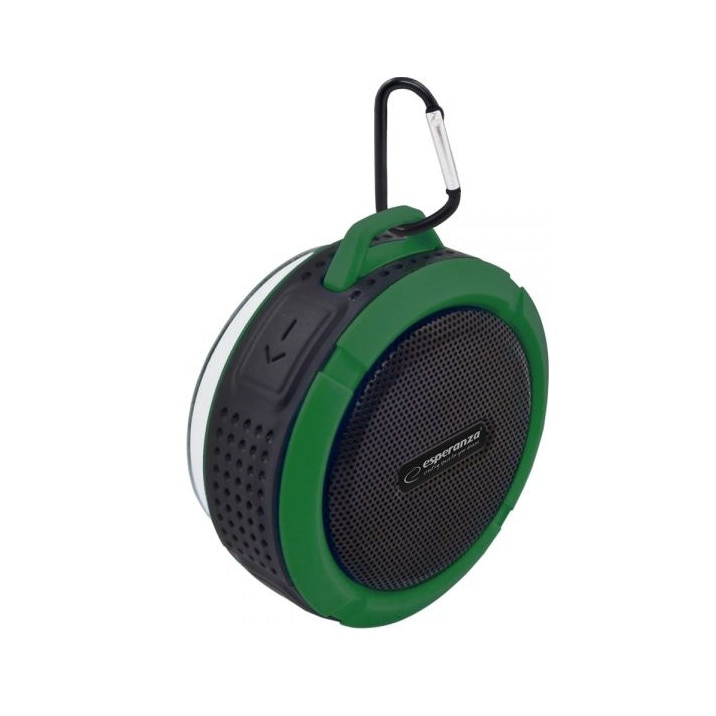 Boxa portabila Esperanza EP125KG Country, Bluetooth, 3W, Mini USB, Negru/Verde