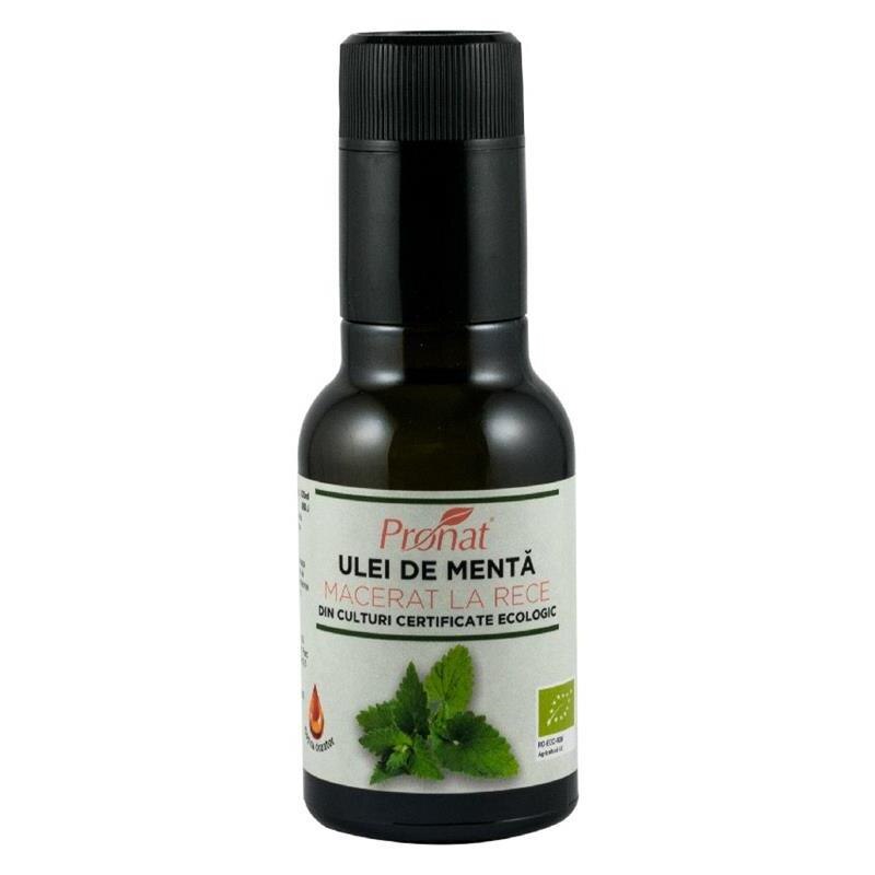 Ulei de Menta Macerat la Rece Bio 100ml Pronat