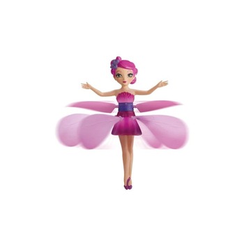 Papusa zana zburatoare ROZ, cu senzor pentru coordonarea miscarilor, Spin aerocraft Papusa zana zburatoare ROZ, cu senzor pentru coordonarea miscarilor, Spin aerocraft