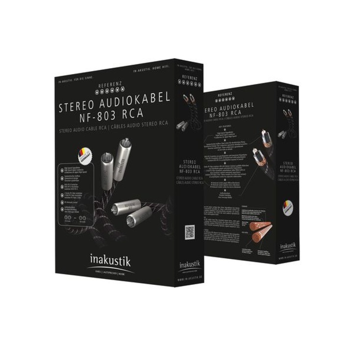Аудио кабел Inakustik Reference NF-803 Double RCA hi-end 0.75м