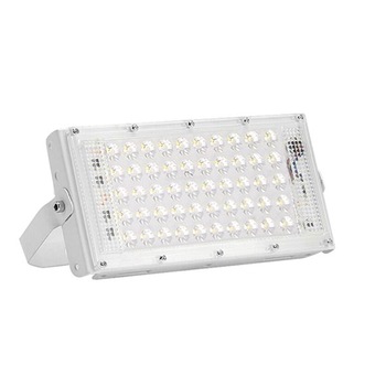 Proiector LED 50W silm alb SMD 6500K IP65 85 - 265V lumina rece Proiector LED 50W silm alb SMD 6500K IP65 85 - 265V lumina rece