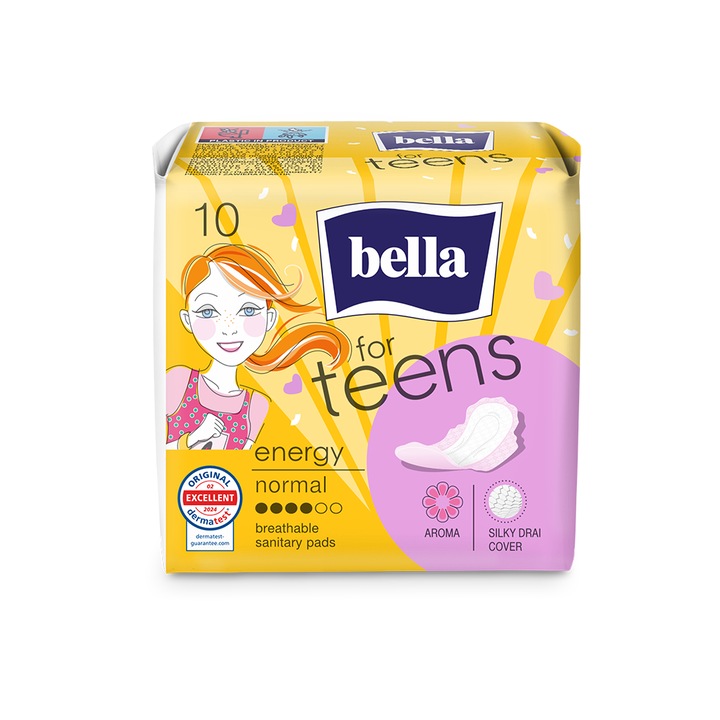 Дамски превръзки Bella For Teens Energy, 10 бр
