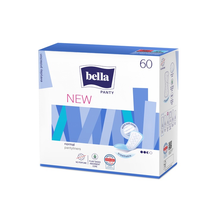 Дамски превръзки Bella Panty, ежедневни, 60 бр