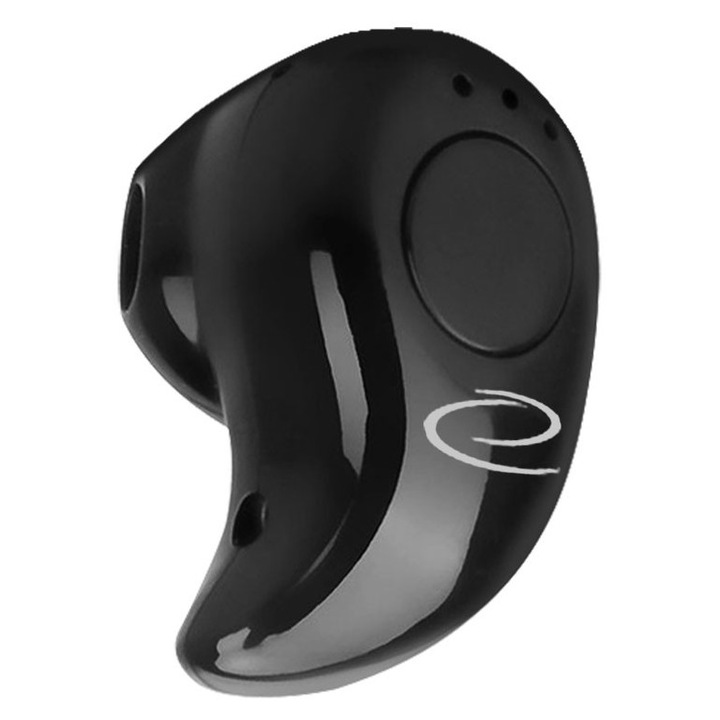 Esperanza EH185 Bluetooth 4.2 fekete vezeték nélküli mikrofonos fülhallgató