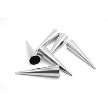 Set 6 forme conice pentru rulouri, 12 cm Set 6 forme conice pentru rulouri, 12 cm