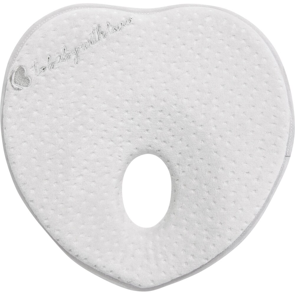 Perna pentru formarea capului KikkaBoo cu spuma de memorie Velvet Heart Grey