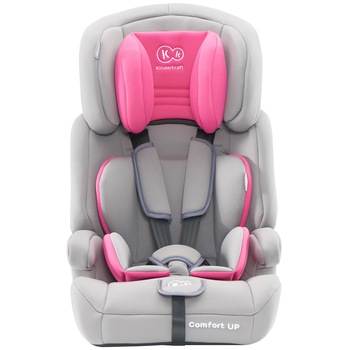 Scaun auto Kinderkraft Comfort UP, 9-36 kg, Gri/Roz Scaun auto Kinderkraft Comfort UP, 9-36 kg, Gri/Roz