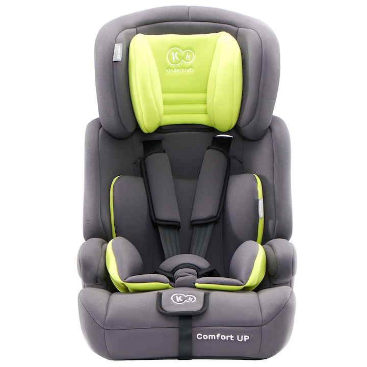 Kinderkraft Comfort Up Autó gyerekülés, 9-36 kg, Lime
