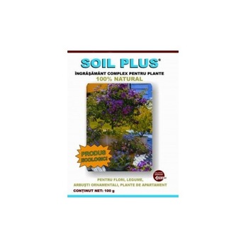 Ingrasamant Complex pentru plante SoilPlus 100g Ingrasamant Complex pentru plante SoilPlus 100g