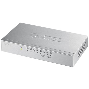 Switch ZyXEL GS-108B V3, 8 x 10/100/1000 Mbps, Gigabit Ethernet, Metal Switch ZyXEL GS-108B V3, 8 x 10/100/1000 Mbps, Gigabit Ethernet, Metal