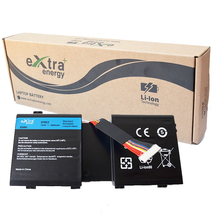 Батерия за лаптоп, Dell Alienware 17 R1/SERIES 18 R1/SERIES M17X R5/SERIES M18X R5, 4400 mAh, 14.8 V, Черен