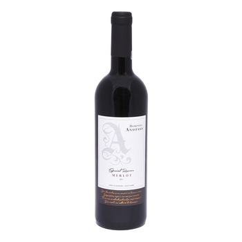 Vin rosu Domeniile Anastasia, Merlot sec 2015, 13%, 0.75l Vin rosu Domeniile Anastasia, Merlot sec 2015, 13%, 0.75l