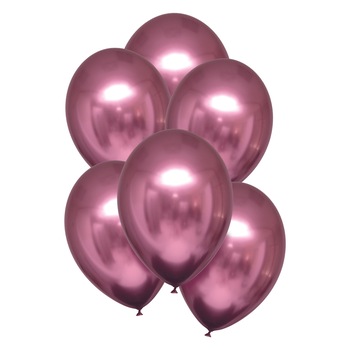 Baloane latex Satin Lux Flamingo, Amscan, Set 50, 9906962 Baloane latex Satin Lux Flamingo, Amscan, Set 50, 9906962