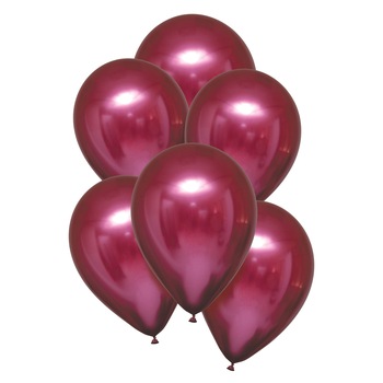 Baloane latex Satin Lux Pomegranate Visiniu, Amscan, Set 50, 9906963 Baloane latex Satin Lux Pomegranate Visiniu, Amscan, Set 50, 9906963