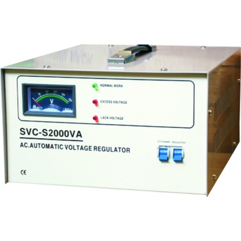 Stabilizator Tensiune Monofazat SERVO-MOTOR 2,0KVA ST-SM2 Stabilizator Tensiune Monofazat SERVO-MOTOR 2,0KVA ST-SM2