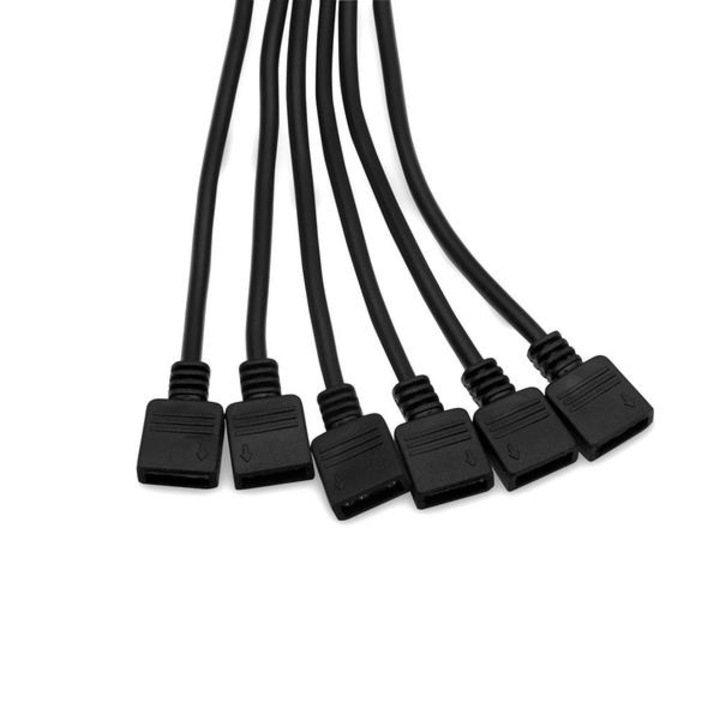 Splitter Ek Water Blocks EK-D-RGB, 6 Cabluri
