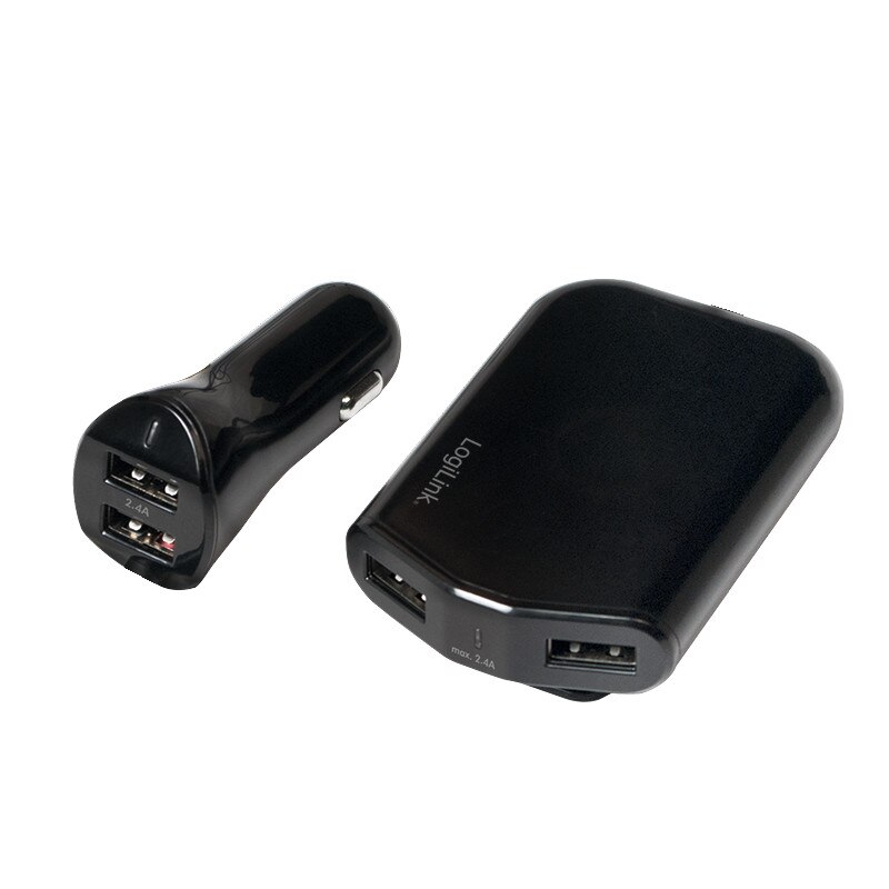 Alimentator auto LOGILINK, 4 porturi, 9.6 A