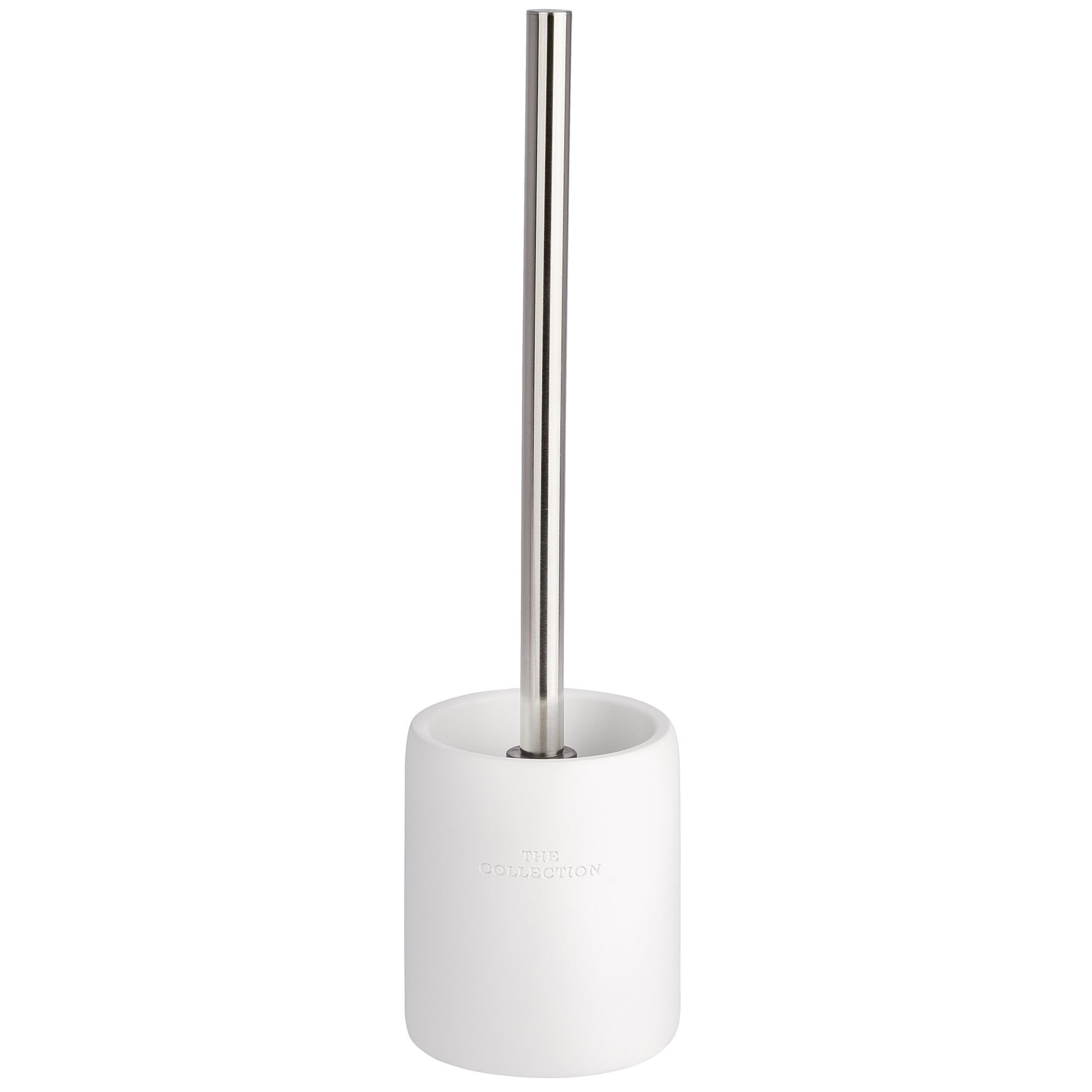 Suport pentru perie COLLECTION WHITE + perie de toaleta, WENKO