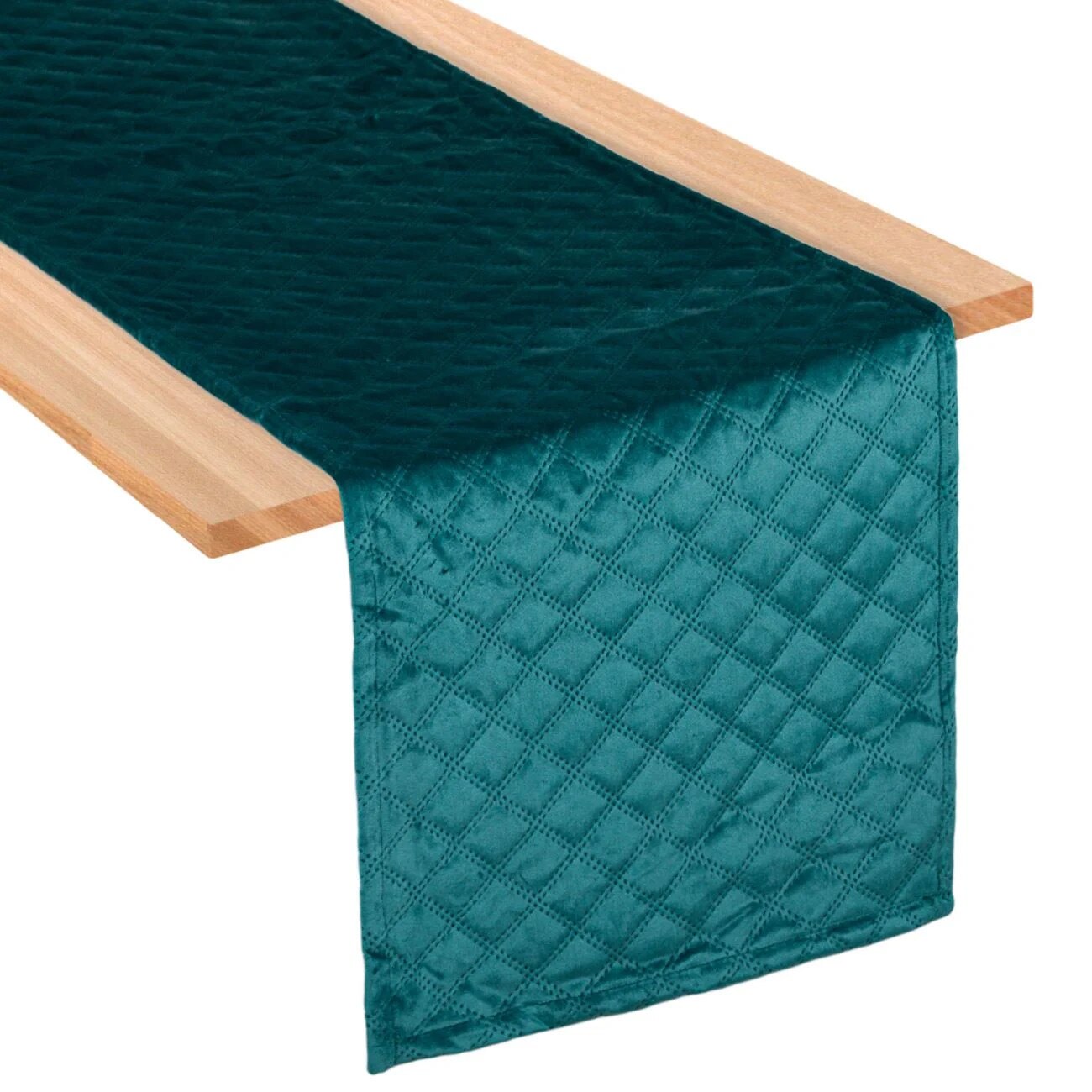 Traversa pentru masa de Craciun,Verde inchis, 160x33 cm