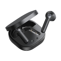Casti Bluetooth Soundpeats True Air 2 Black by TANAT,Qualcomm 3040, Wireless, Voice Assistant, Bluetooth 5.2 No delay for GAMING,Touch control, Waterproof IPX5, Audio In-Ear, Handsfree, Fara fir, Compatibile Android & iOS
