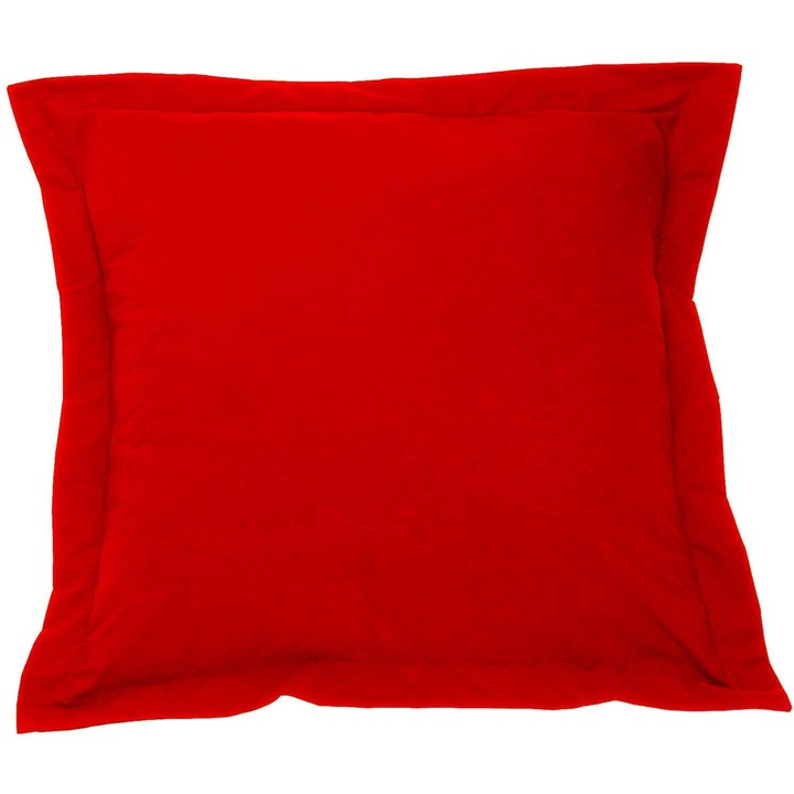 Set 2 fete de perna 70x70 cm bumbac ranforce rosu