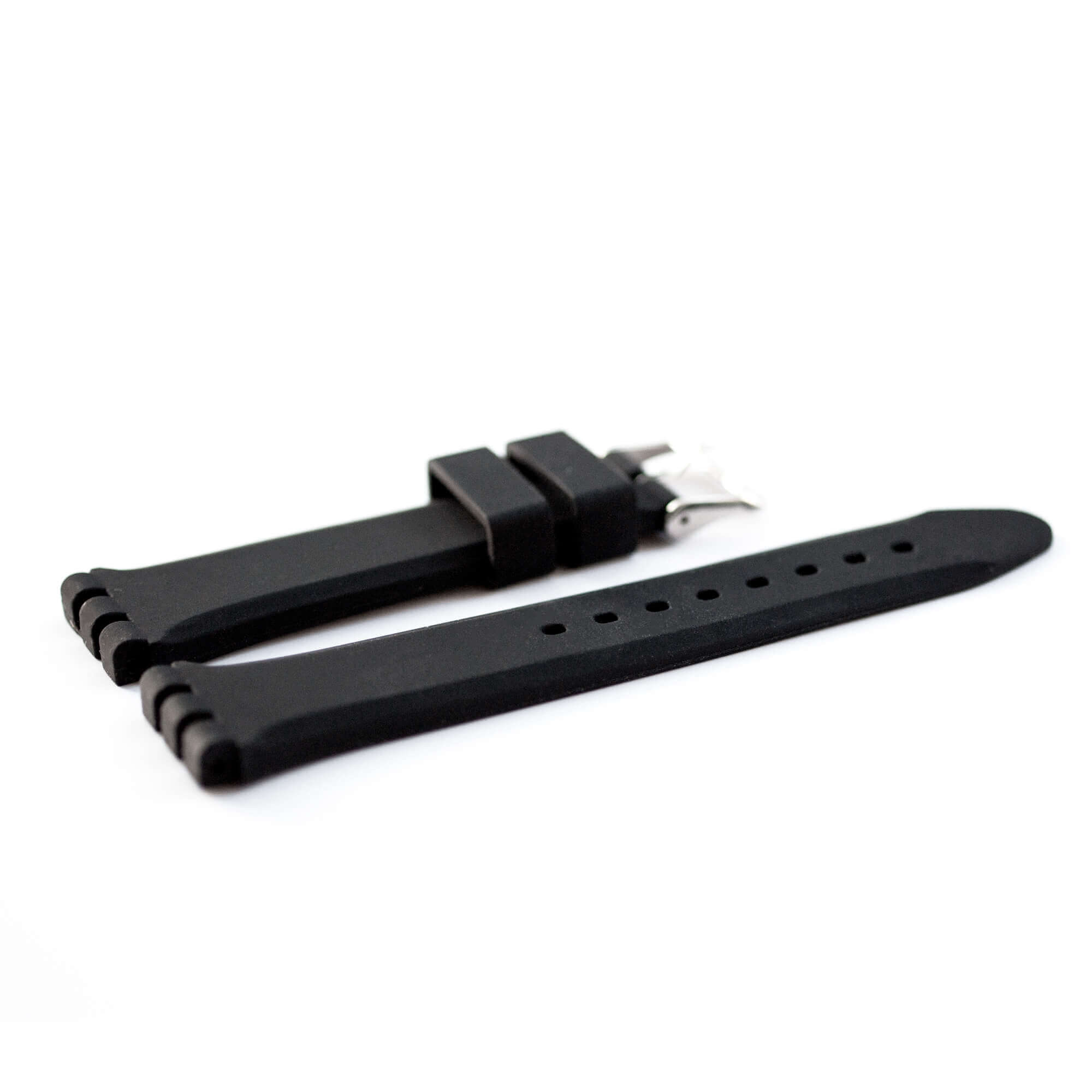 Curea silicon tip Swatch neagra 19mm - 49191