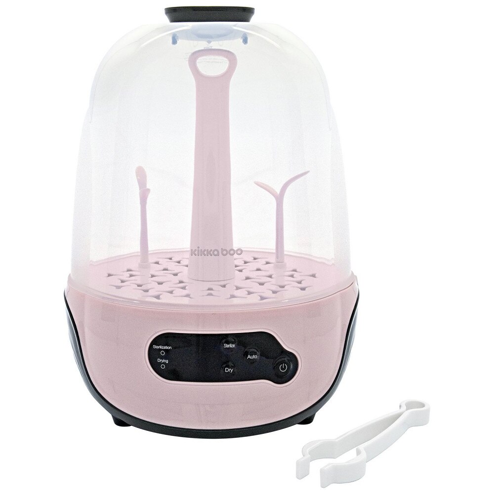 Sterilizator electric cu 3 functii KikkaBoo Twill Pink