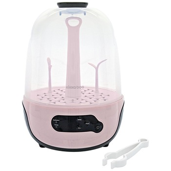 Sterilizator electric cu 3 functii KikkaBoo Twill Pink Sterilizator electric cu 3 functii KikkaBoo Twill Pink