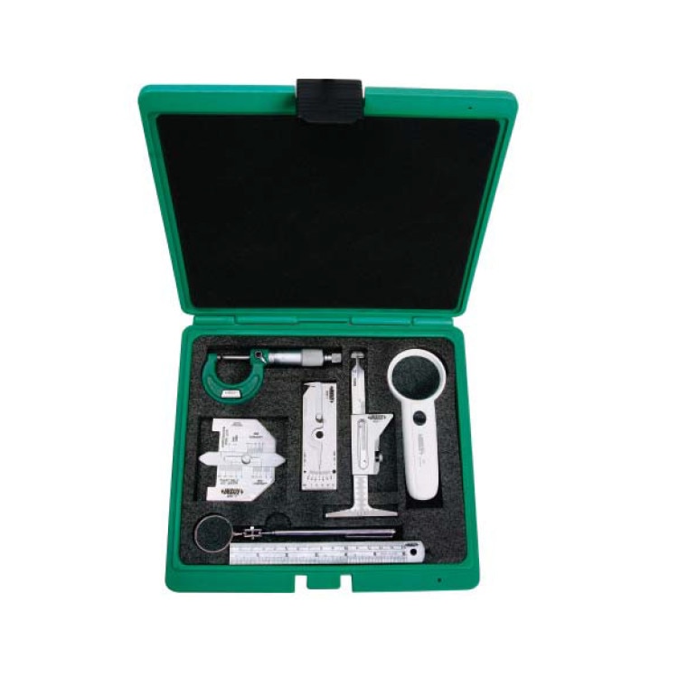 Trusa de inspectie vizuala pentru sudura, formata din 7 produse