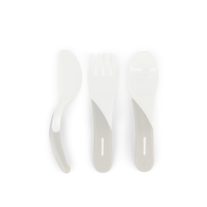 Twistshake - Learn Cutlery 6+m White