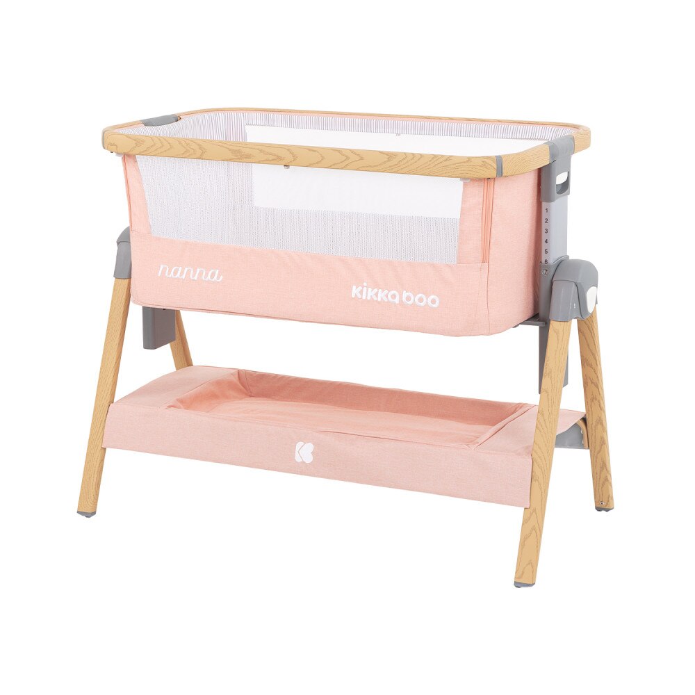 Patut Co-Sleeper Nanna Pink Wood 2020