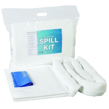 Kit Oil Only de interventie rapida pentru scurgeri de produse petroliere - 50L alb Kit Oil Only de interventie rapida pentru scurgeri de produse petroliere - 50L alb