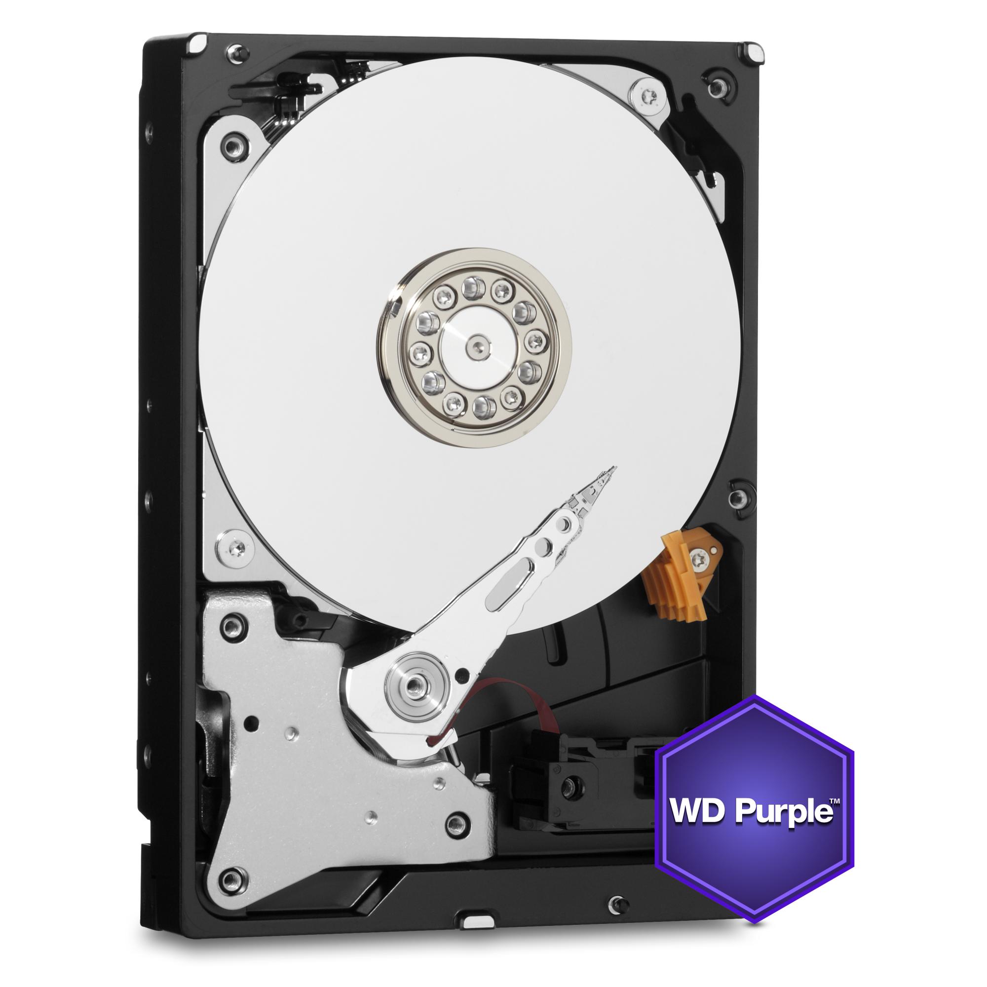 【26,000h】Western Digital WD Purple 2TB HDD WD Purple 2TB, 5400rpm, 64MB cache, SATA III - eMAG.ro