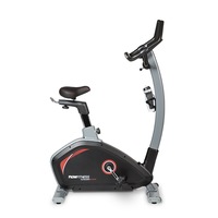 Bicicleta exercitii FLOW FITNESS DHT2000I, Greutate utilizator 135 Kg, 24 programe antrenament, Bluetooth, Suport tableta/smartphone, Roti transport, Scaun reglabil