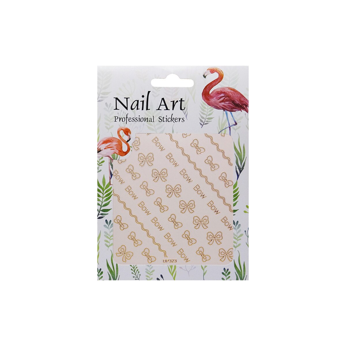 Matrita autoadezive pentru unghii, MoonbasaNails, DP323, Aur