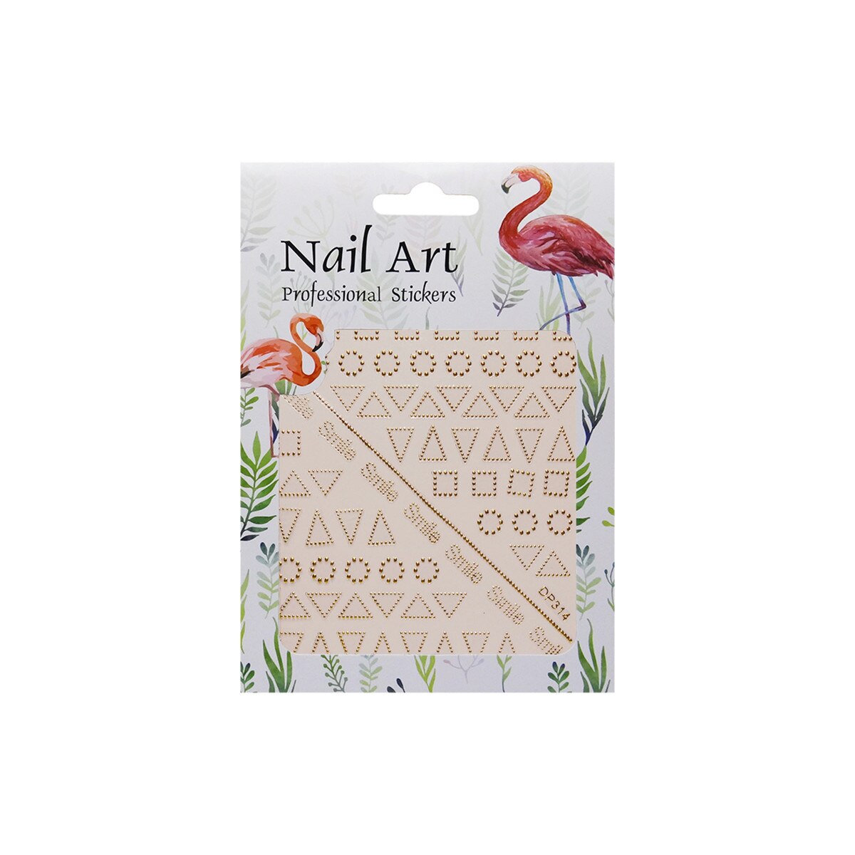 Matrita autoadezive pentru unghii, MoonbasaNails, DP314, Aur