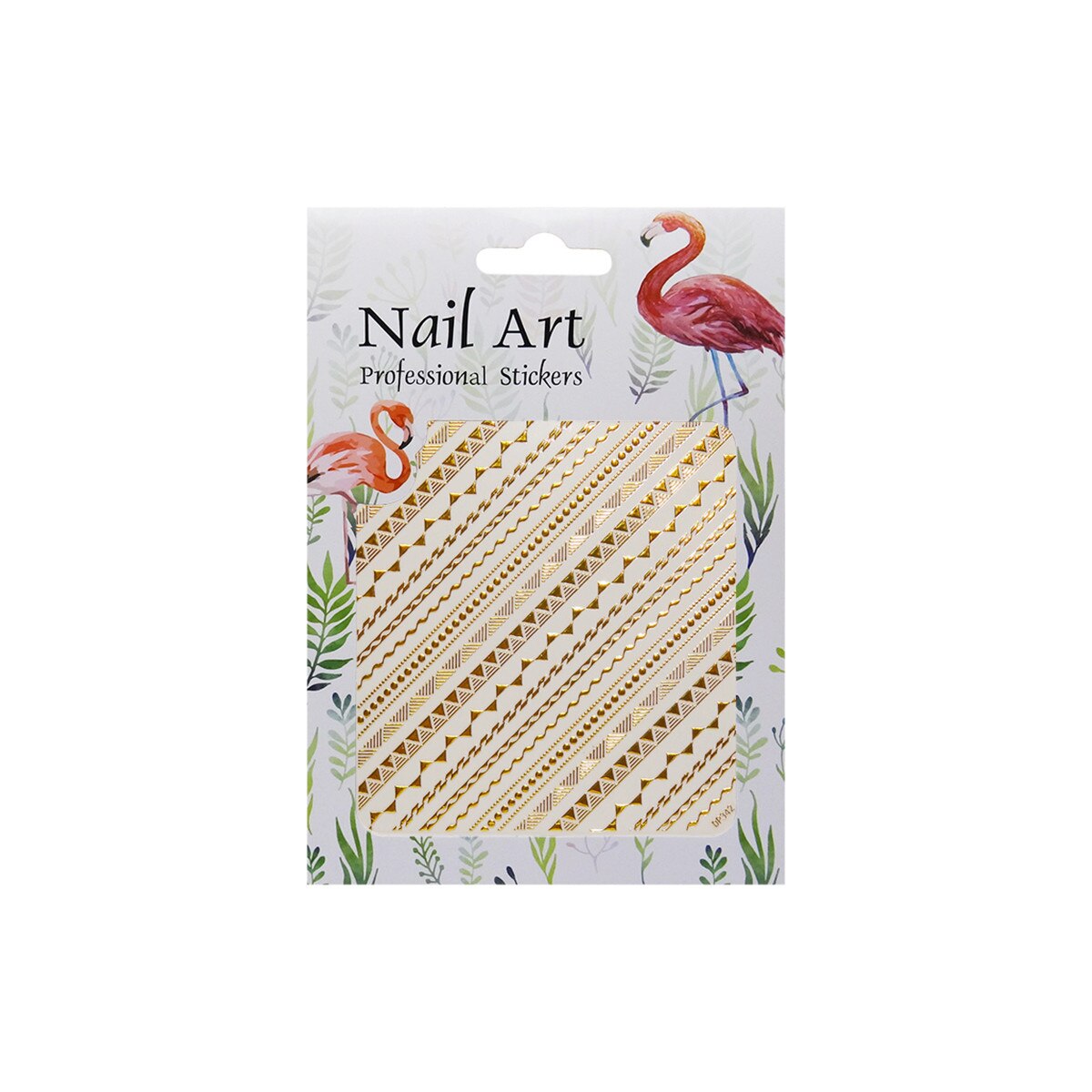 Matrita autoadezive pentru unghii, MoonbasaNails, DP342, Aur